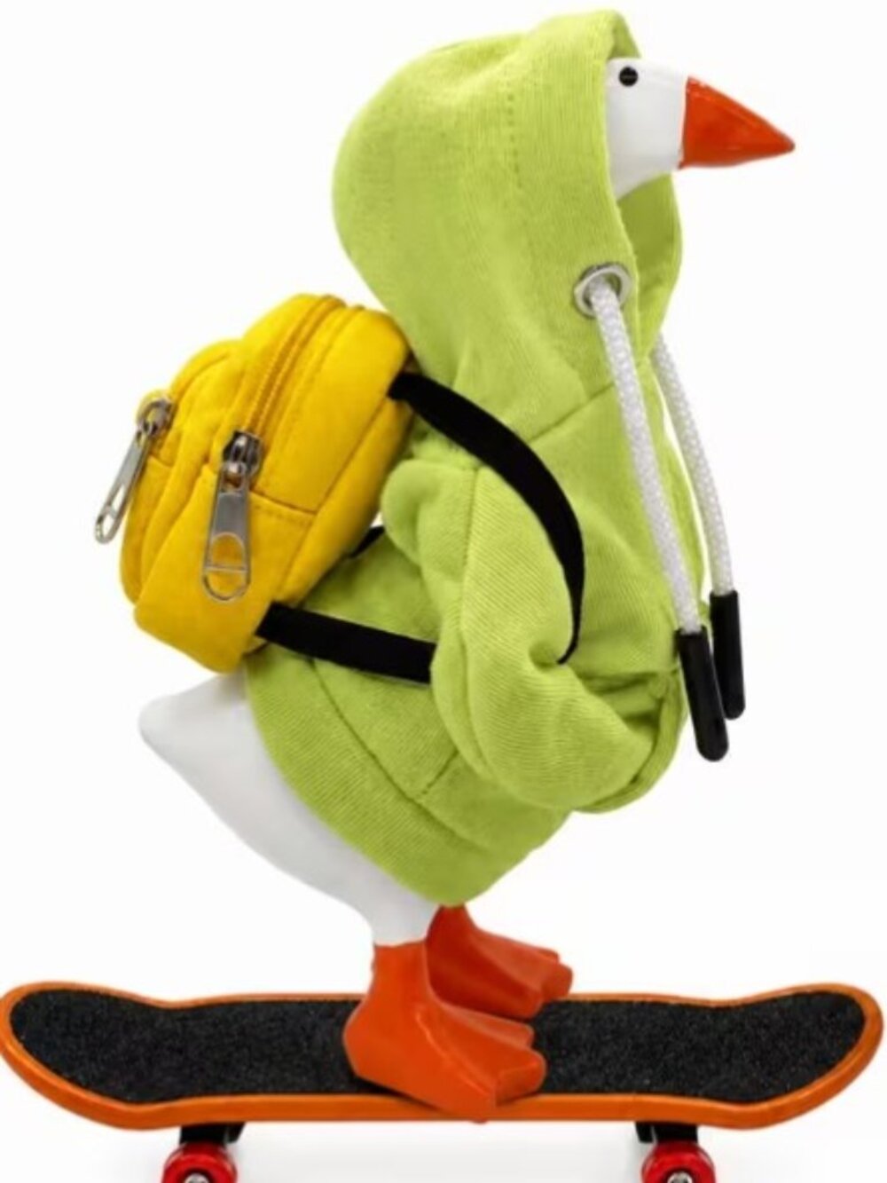 New Goose or Duck with Hoodie, Backpack, and Skateboard